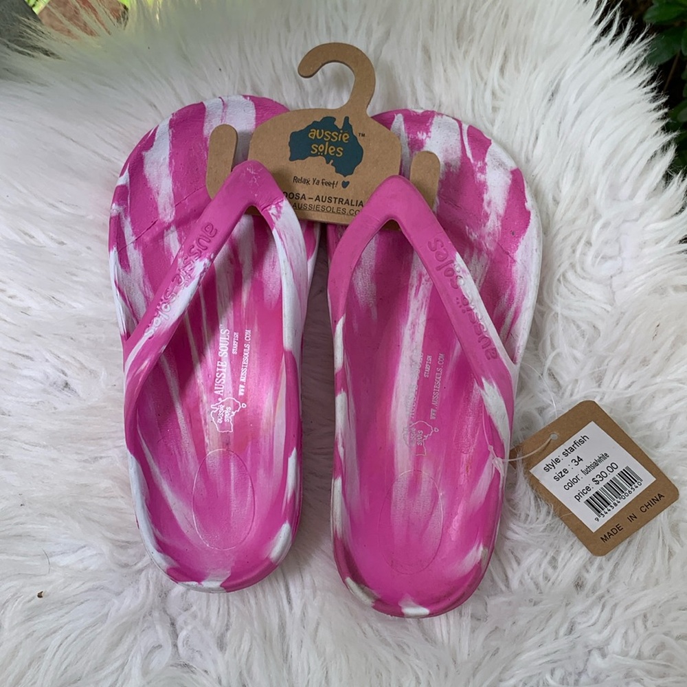 Aussie Soles Starfish Flip Flops